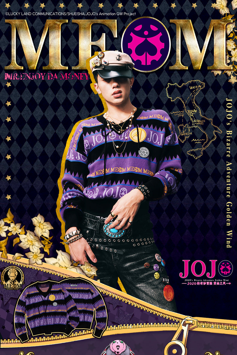 MEDM×JOJO Leone Abbacchio sweater