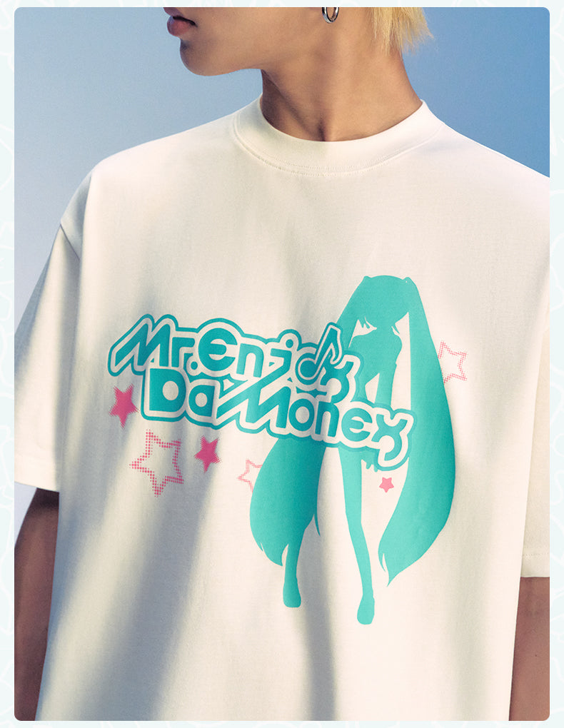 MEDM×Hatsune Miku Silhouette T-Shirts