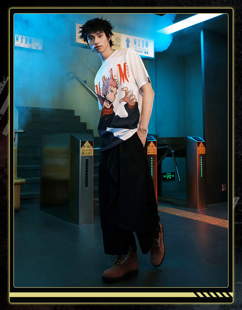MEDM×Jujutsu Kaisen Anime character printed T-shirt