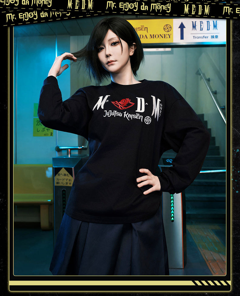 MEDM×Jujutsu Kaisen Anime character long-sleeve T-shirt
