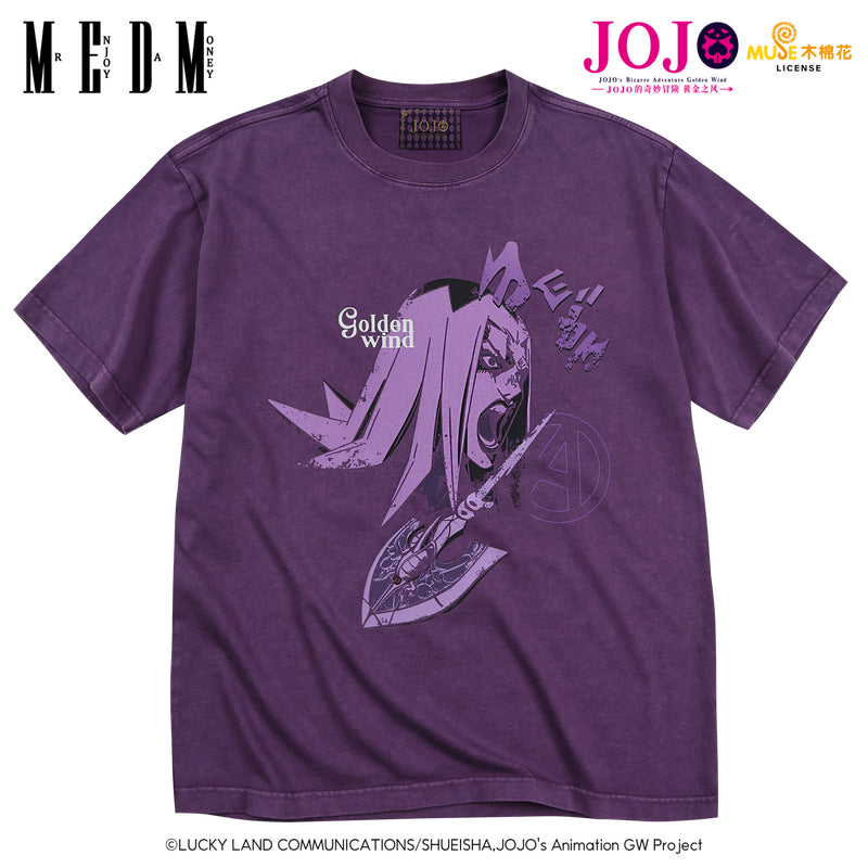 MEDM×JOJO's Bizarre Adventure Golden Wind T-shirt