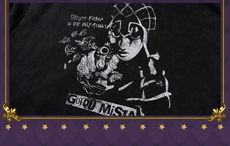 MEDM×JOJO Guīdo Mista Hooded jacket