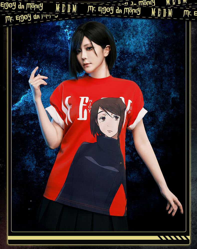 MEDM×Jujutsu Kaisen Anime character printed T-shirt