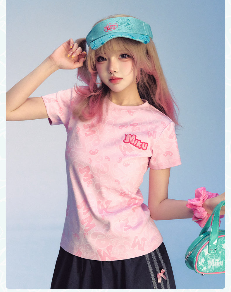 MEDM×Hatsune Miku Camouflage T-Shirts