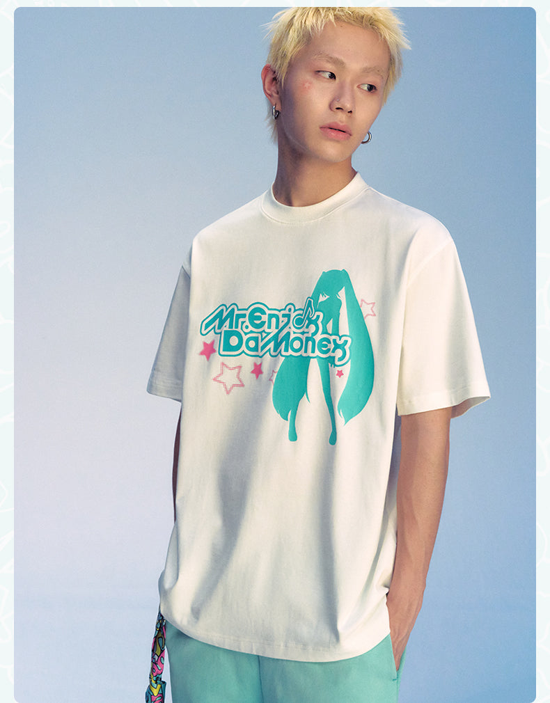 MEDM×Hatsune Miku Silhouette T-Shirts