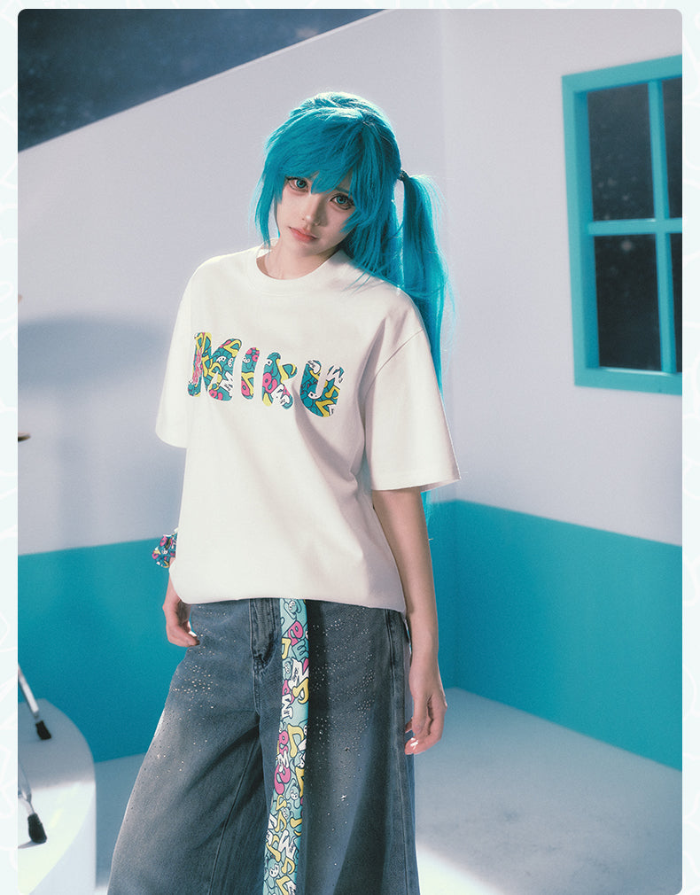 MEDM×Hatsune Miku Letter T-Shirts