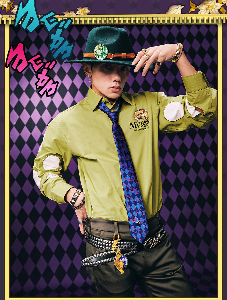 MEDM×JOJO Pannacotta Fugo green shirt