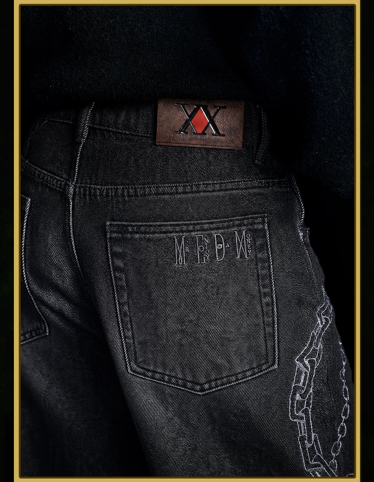 MEDM× Hunter Washed jeans