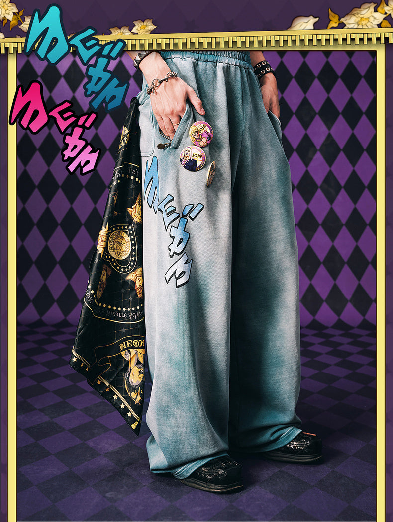 MEDM×JOJO's Bizarre Adventure Golden Wind sweatpants