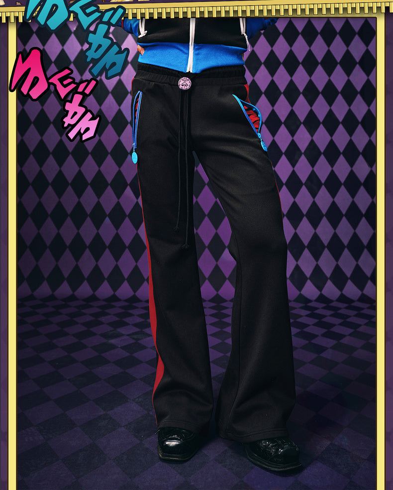 MEDM×JOJO's Bizarre Adventure Golden Wind Color-block suit pants