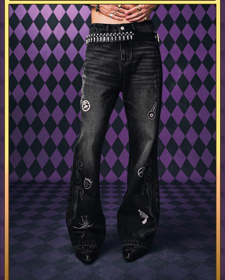 MEDM×JOJO's Bizarre Adventure Golden Wind Jeans