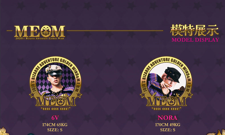 MEDM×JOJO Bruno Bucciarati Fur clothing