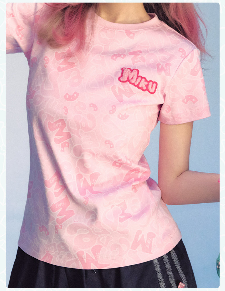 MEDM×Hatsune Miku Camouflage T-Shirts
