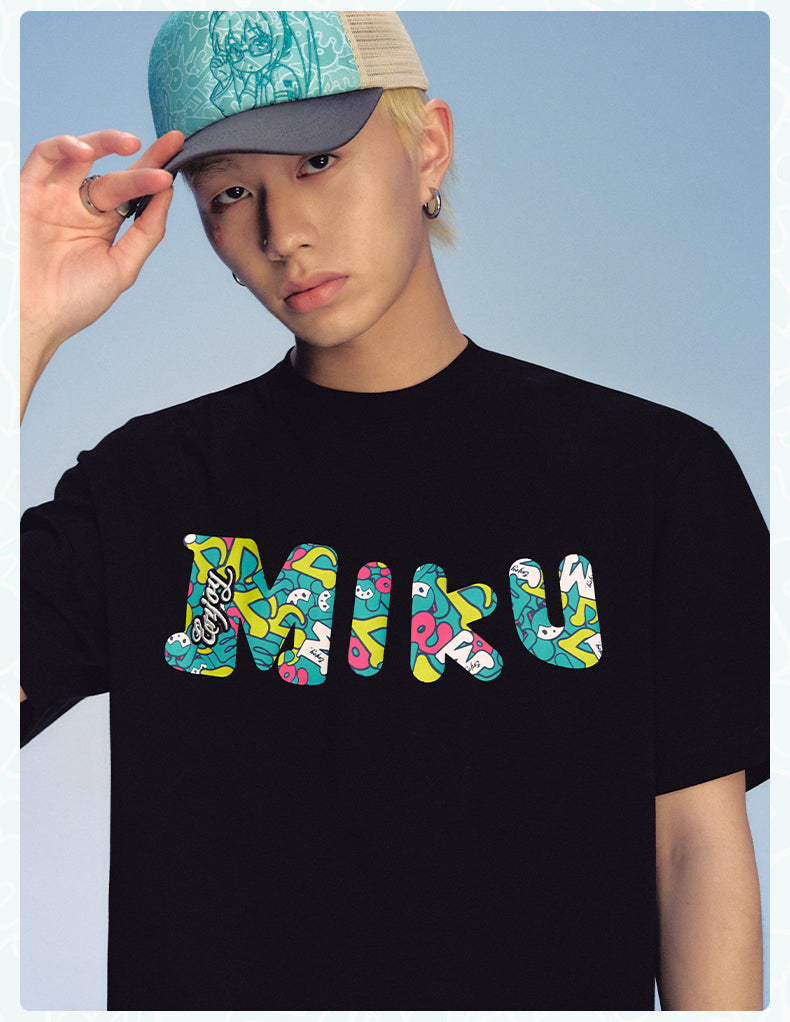 MEDM×Hatsune Miku Letter T-Shirts