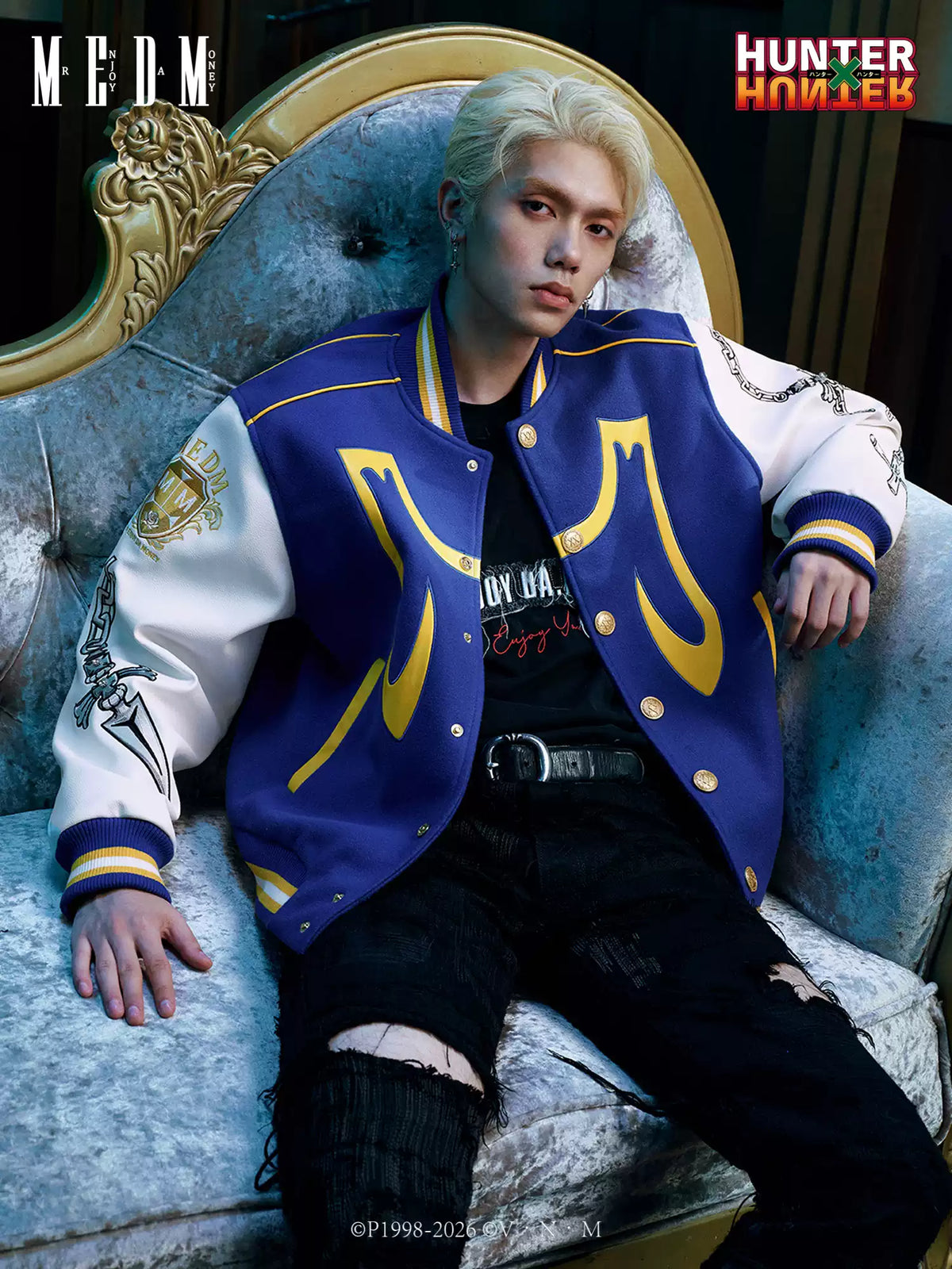 MEDM  × Hunter  Baseball jacket