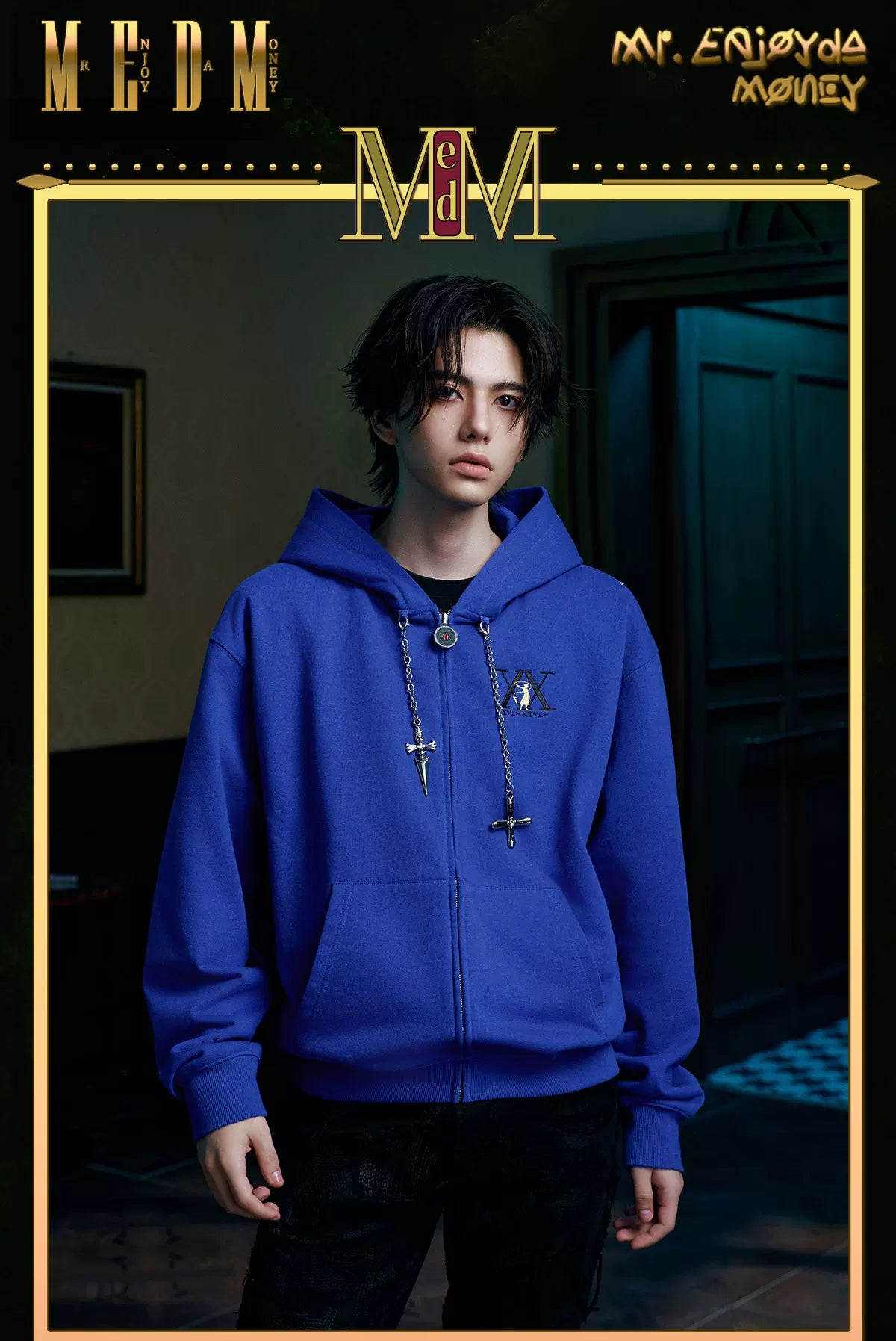 MEDM× Hunter Zip-up hoodie