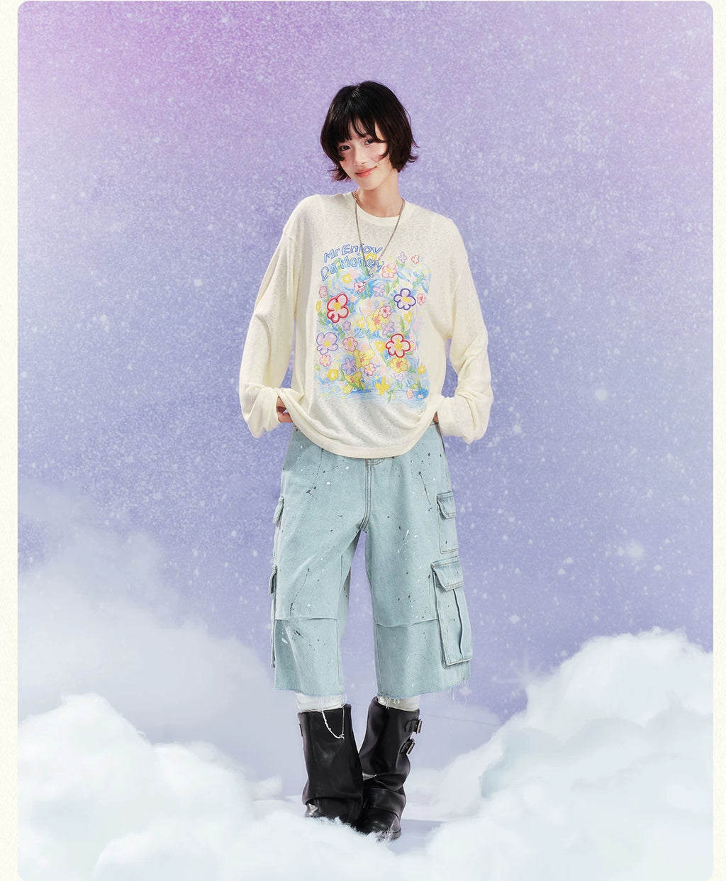 MEDM Hollow Out Knitted Cover-up
