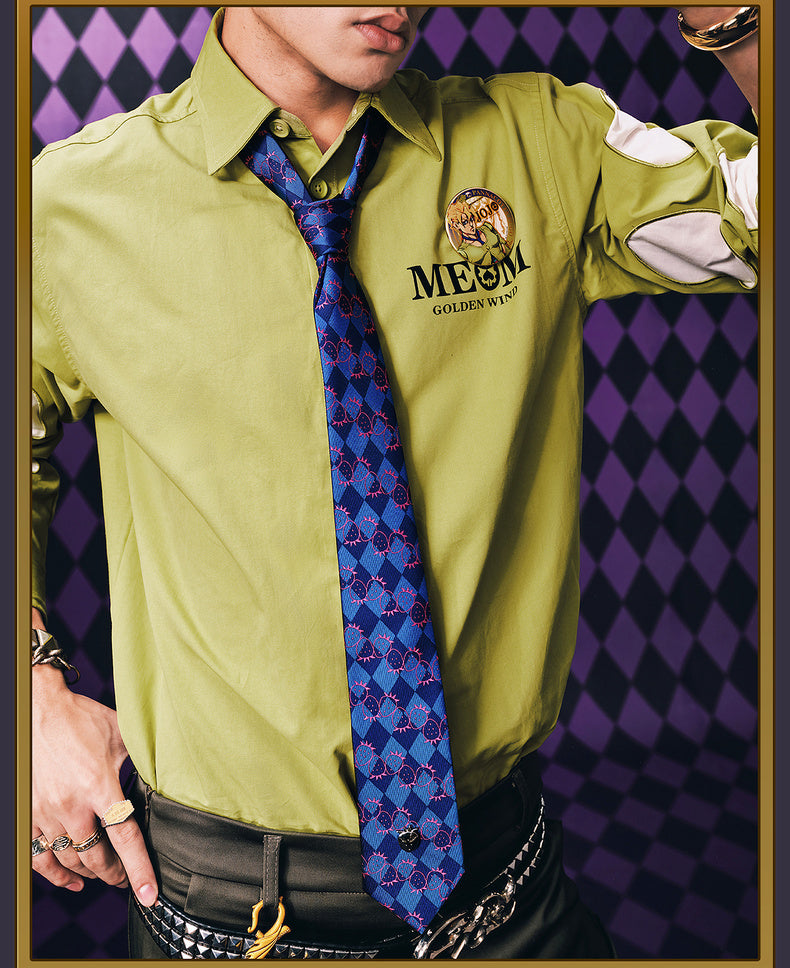 MEDM×JOJO Pannacotta Fugo green shirt