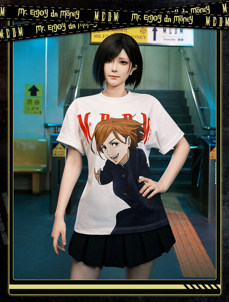 MEDM×Jujutsu Kaisen Anime character printed T-shirt
