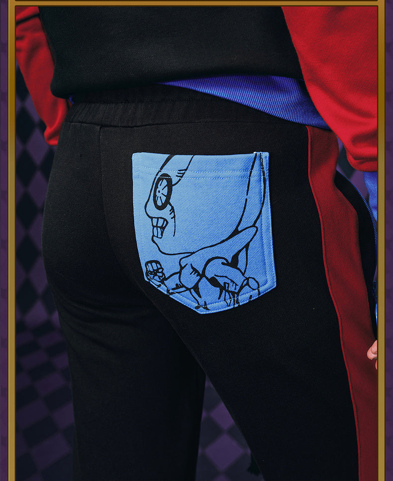 MEDM×JOJO's Bizarre Adventure Golden Wind Color-block suit pants