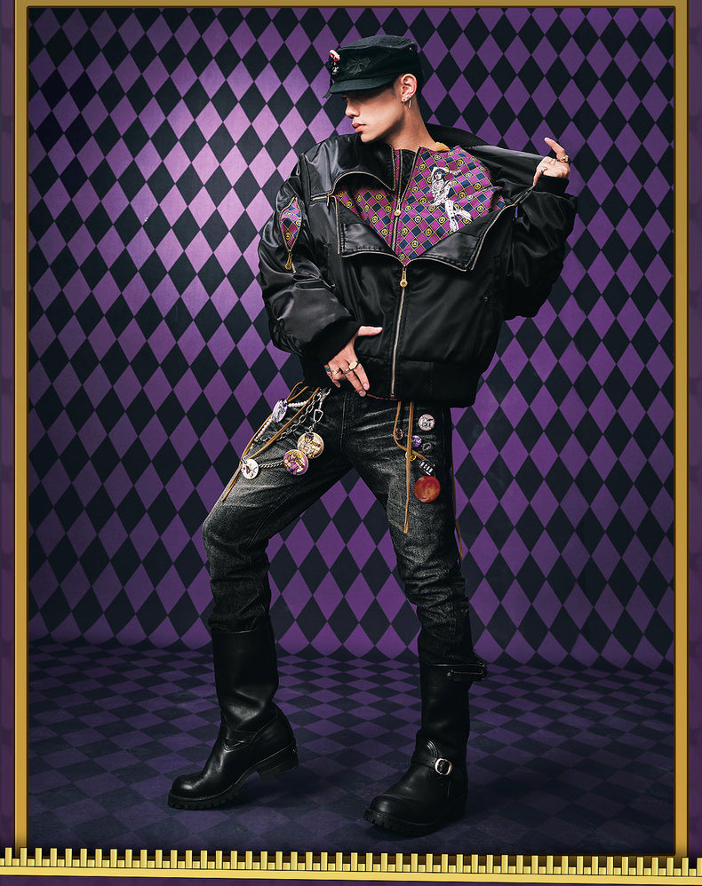 MEDM×JOJO Bruno Bucciarati Cotton-padded jacket