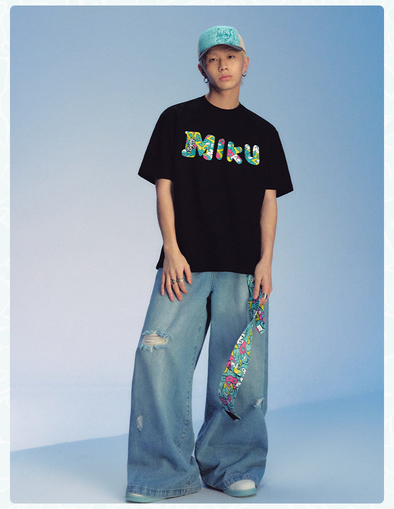 MEDM×Hatsune Miku Letter T-Shirts