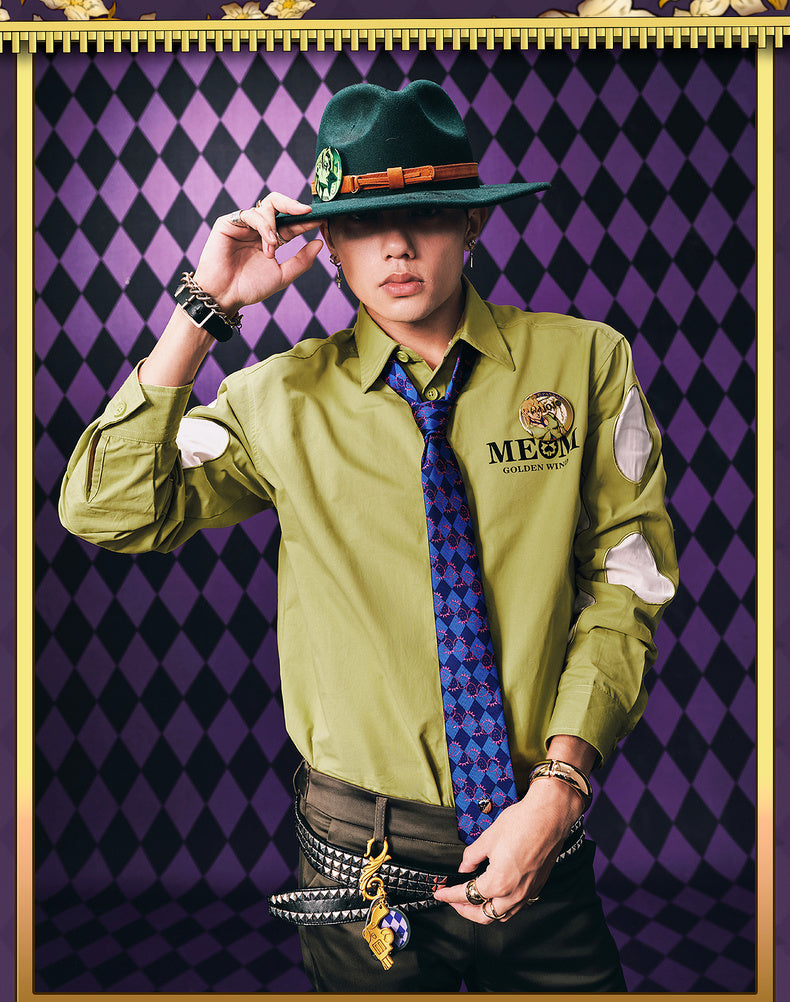 MEDM×JOJO Pannacotta Fugo green shirt