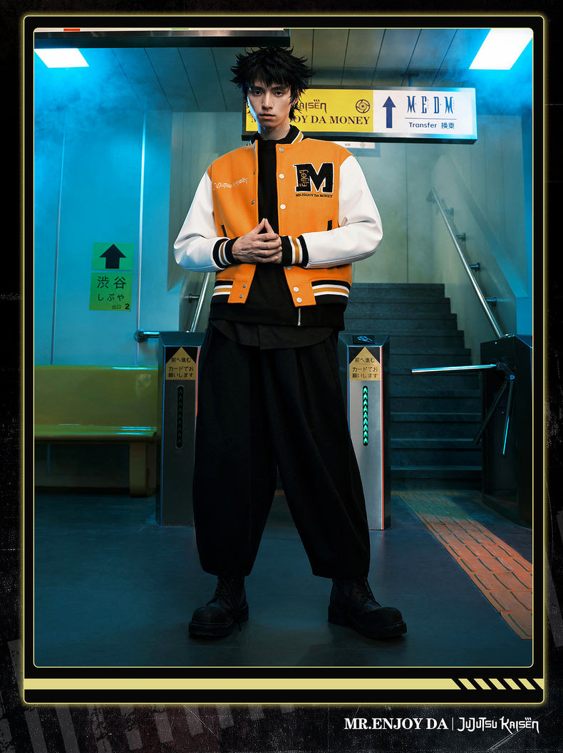 MEDM×Jujutsu Kaisen Anime Character Baseball Jacket