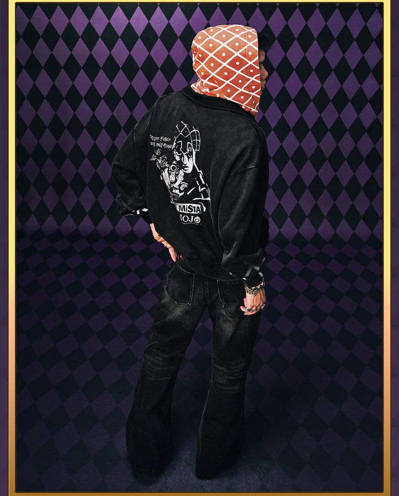 MEDM×JOJO Guīdo Mista Hooded jacket