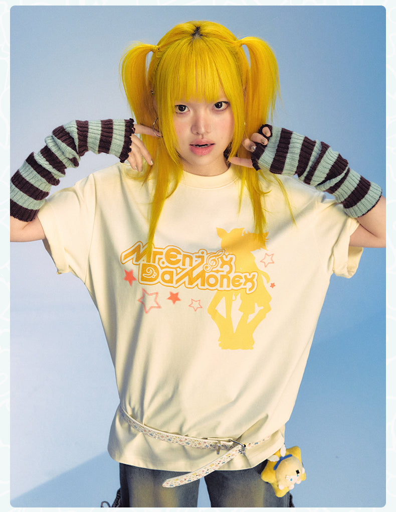 MEDM×Hatsune Miku Silhouette T-Shirts
