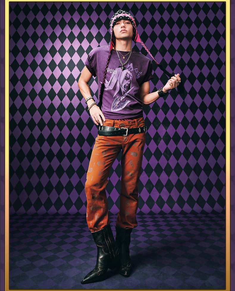 MEDM×JOJO's Bizarre Adventure Golden Wind T-shirt