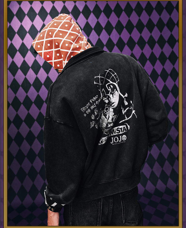 MEDM×JOJO Guīdo Mista Hooded jacket