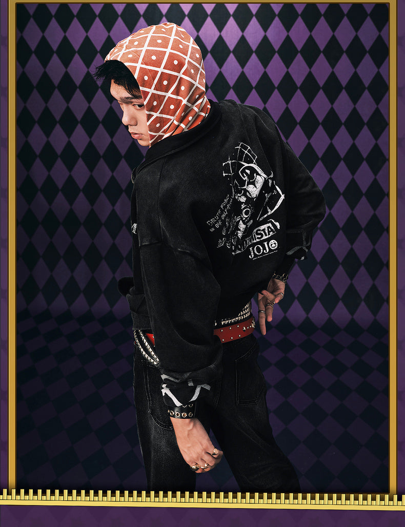 MEDM×JOJO Guīdo Mista Hooded jacket