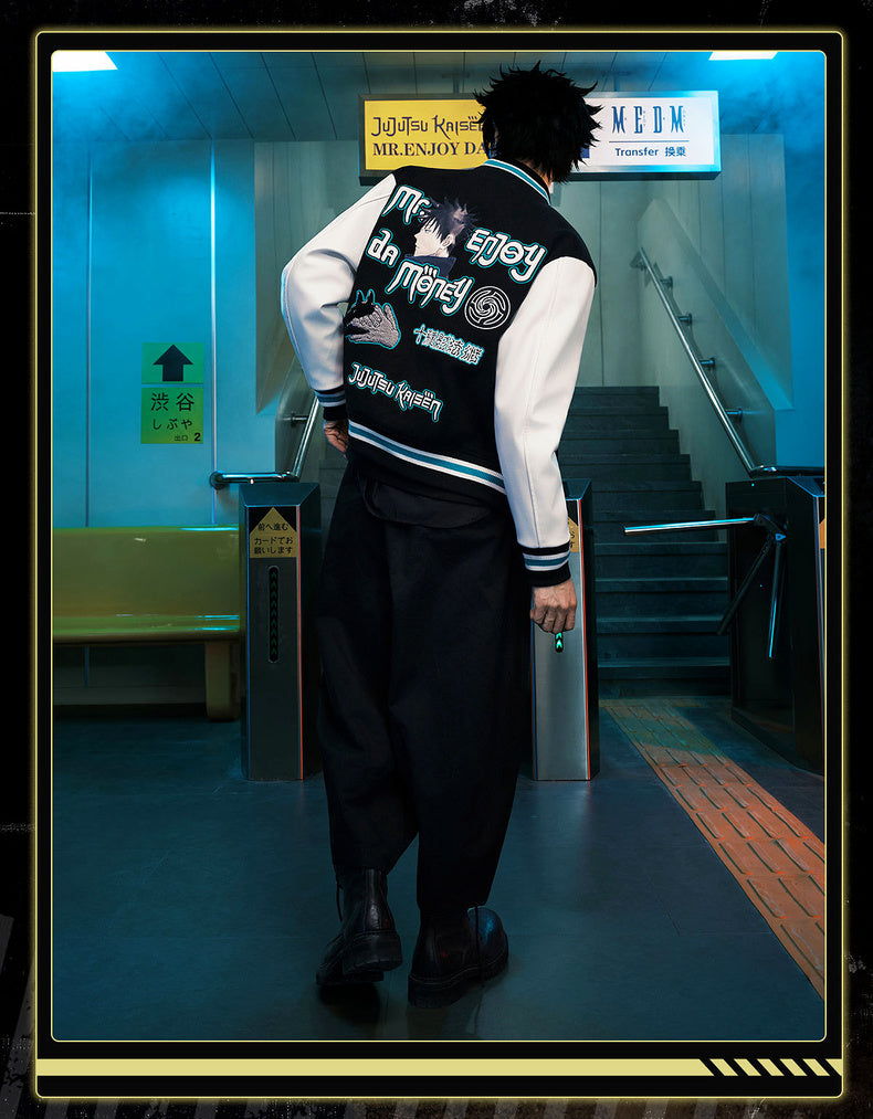MEDM×Jujutsu Kaisen Anime Character Baseball Jacket