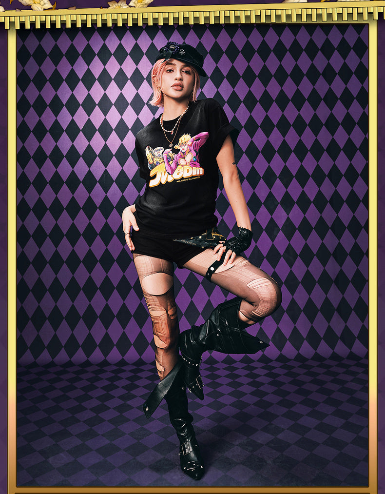 MEDM×JOJO's Bizarre Adventure Golden Wind T-shirt