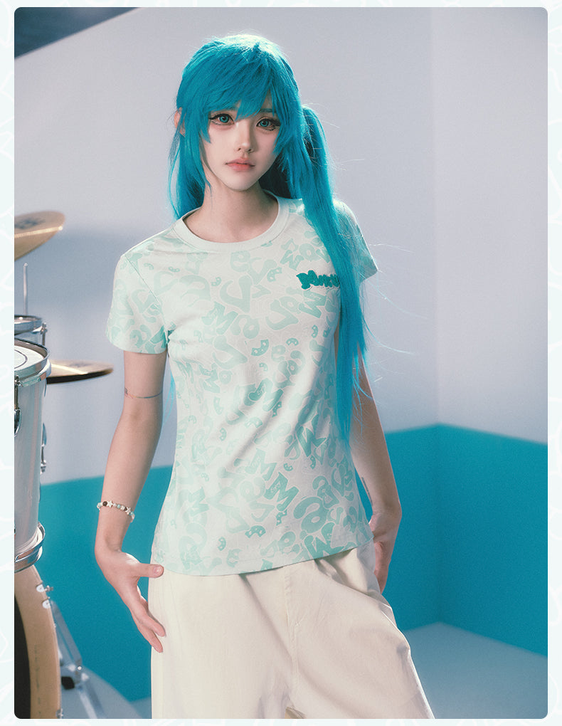 MEDM×Hatsune Miku Camouflage T-Shirts