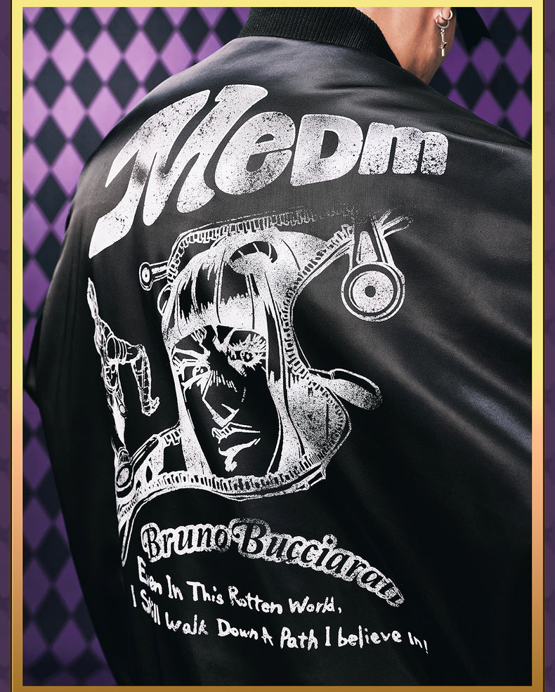 MEDM×JOJO Bruno Bucciarati Cotton-padded jacket