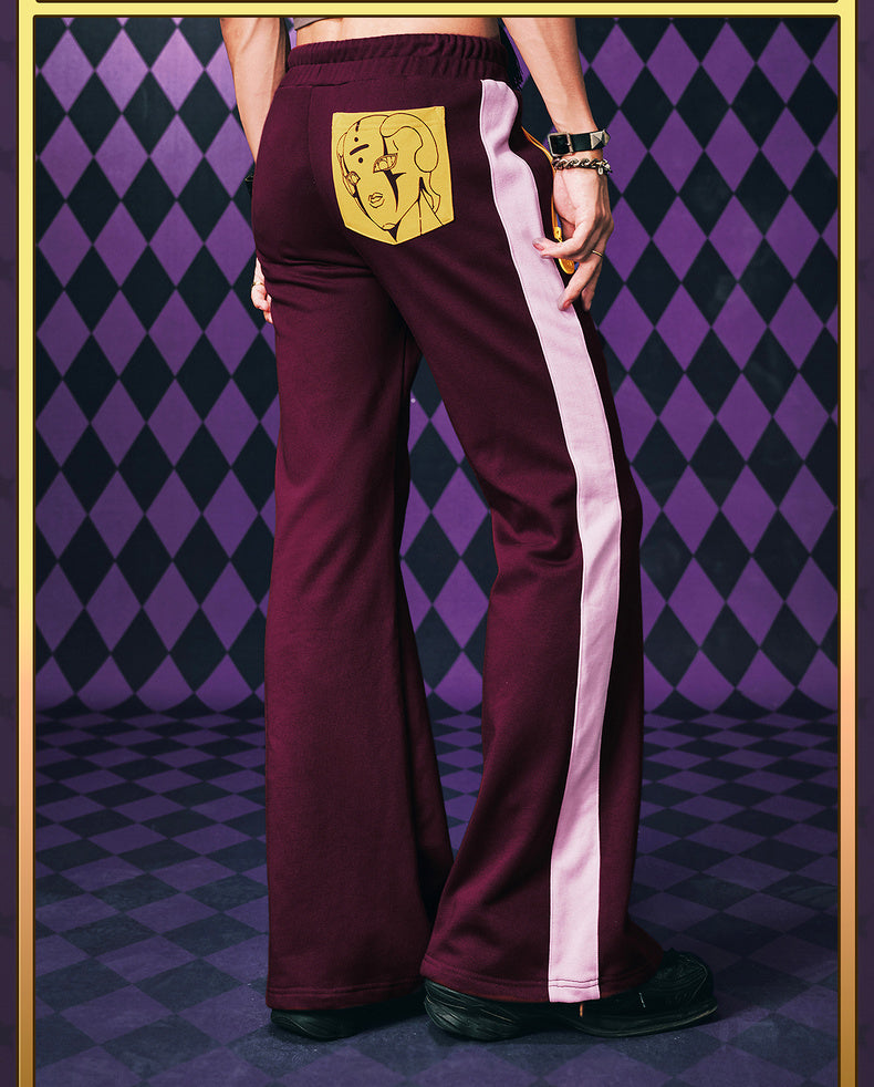MEDM×JOJO's Bizarre Adventure Golden Wind Color-block suit pants