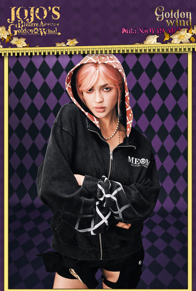 MEDM×JOJO Guīdo Mista Hooded jacket