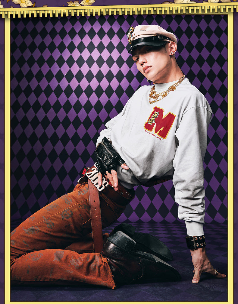 MEDM×JOJO's Bizarre Adventure Golden Wind Character Graffiti T-Shirt