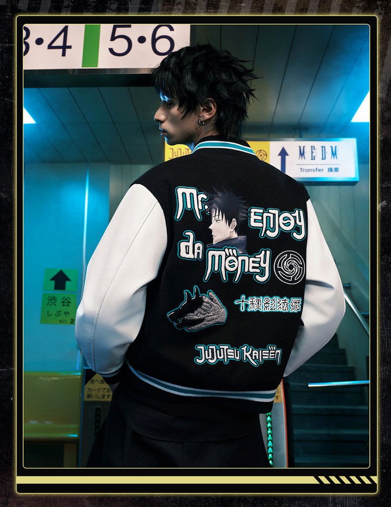MEDM×Jujutsu Kaisen Anime Character Baseball Jacket