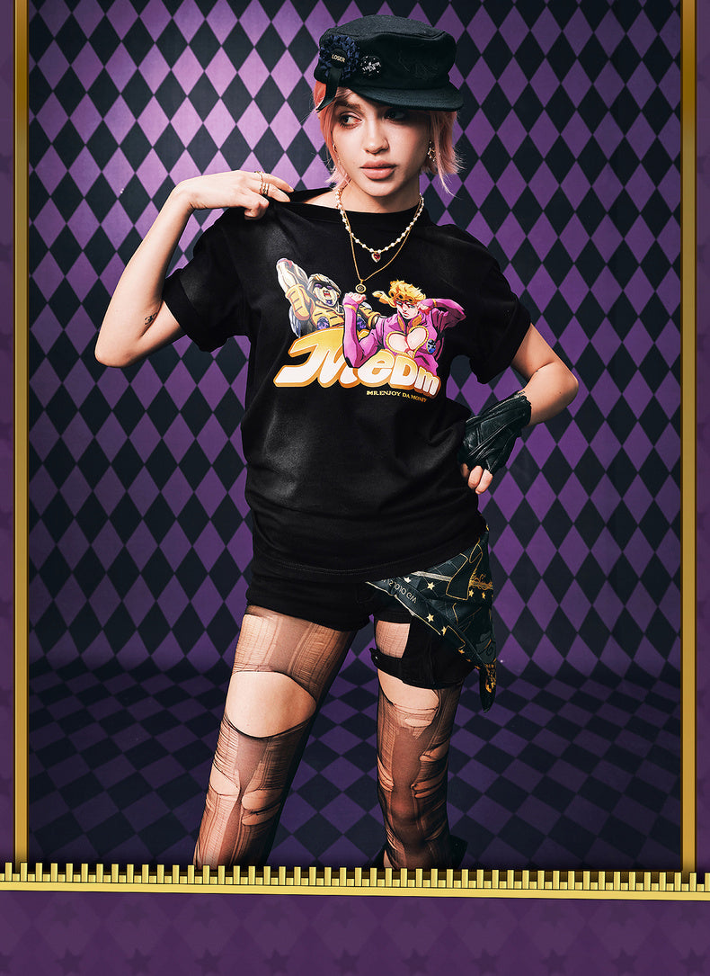 MEDM×JOJO's Bizarre Adventure Golden Wind T-shirt