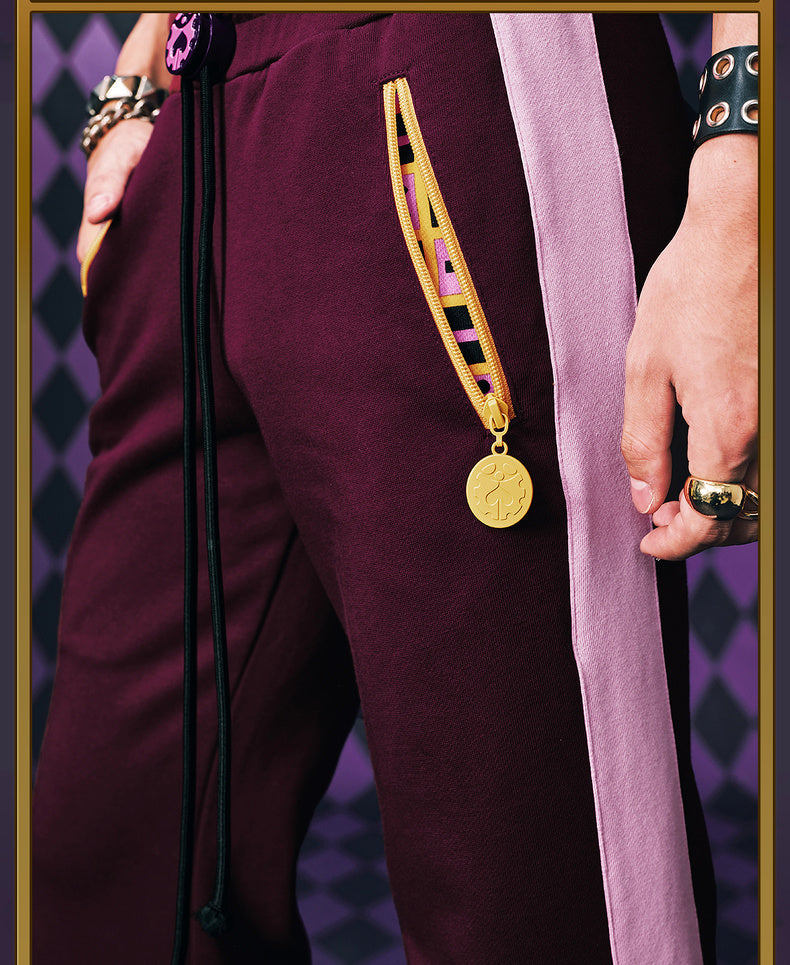 MEDM×JOJO's Bizarre Adventure Golden Wind Color-block suit pants