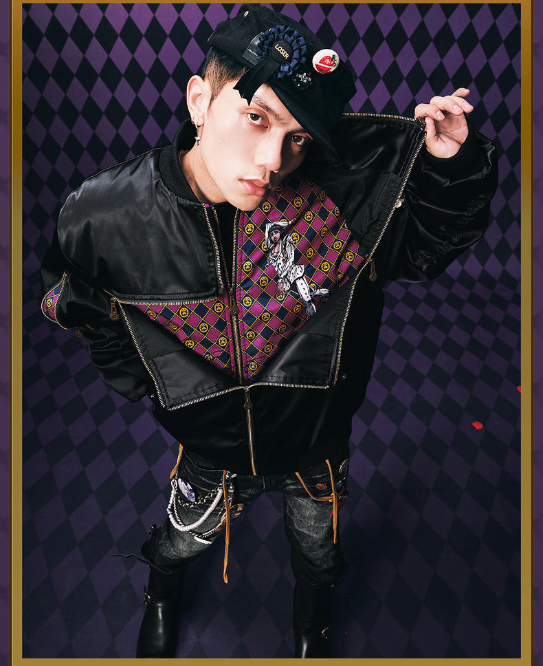 MEDM×JOJO Bruno Bucciarati Cotton-padded jacket