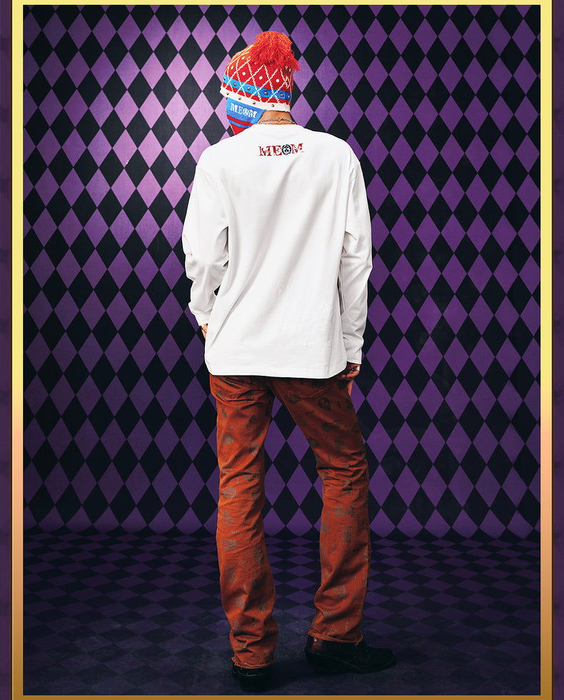 MEDM×JOJO's Bizarre Adventure Golden Wind Red and blue T-shirt