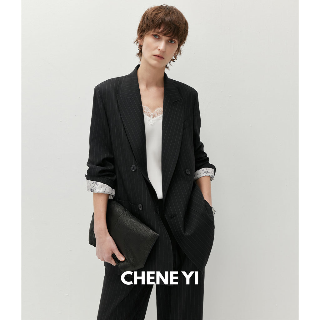 CHENE YI Lace-trimmed silk camisole