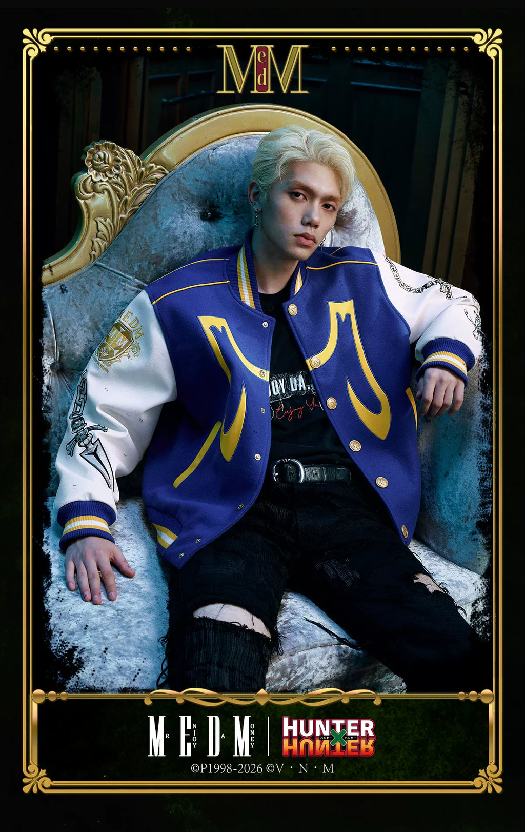 MEDM  × Hunter  Baseball jacket