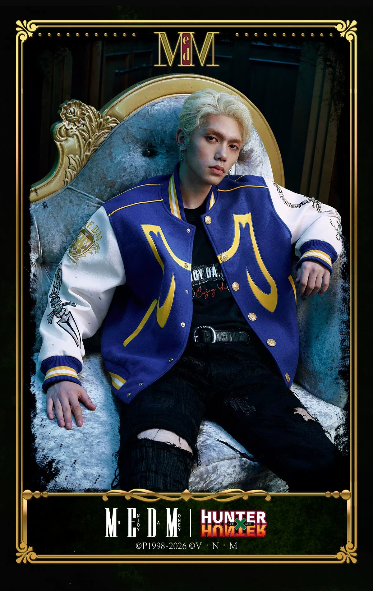 MEDM  × Hunter  Baseball jacket