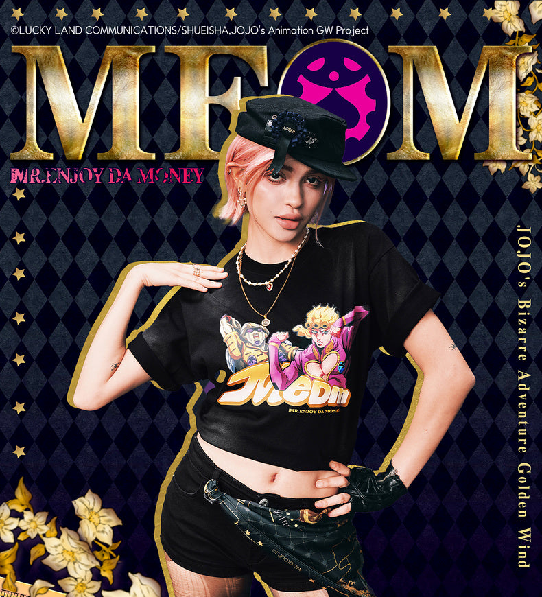 MEDM×JOJO's Bizarre Adventure Golden Wind T-shirt