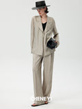 CHENE YI Vest and long pants set